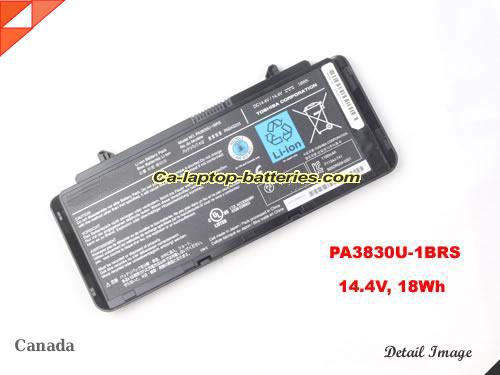 Genuine TOSHIBA Libretto W105 Battery For laptop 1180mAh, 18Wh , 14.4V, Black , Li-ion