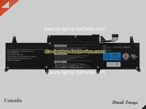 Genuine NEC LAVIE PM550BA Battery For laptop 4300mAh, 45Wh , 11.52V, Black , Li-Polymer
