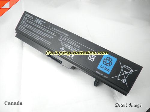 TOSHIBA Satellite Pro T110 Series Replacement Battery 6600mAh 10.8V Black Li-ion