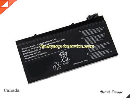 HASEE F4000 D8 Replacement Battery 4400mAh 11.1V Black Li-ion
