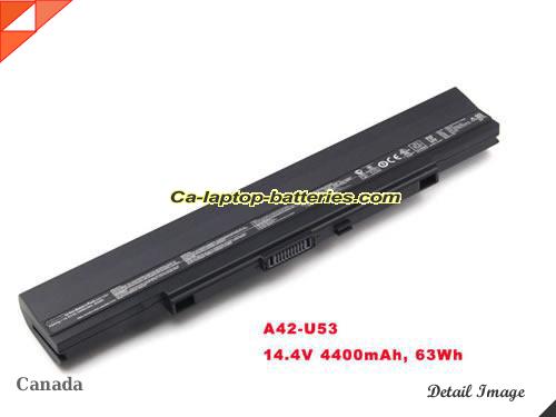 Genuine ASUS U33JT Battery For laptop 4400mAh, 63Wh , 14.4V, Black , Li-ion