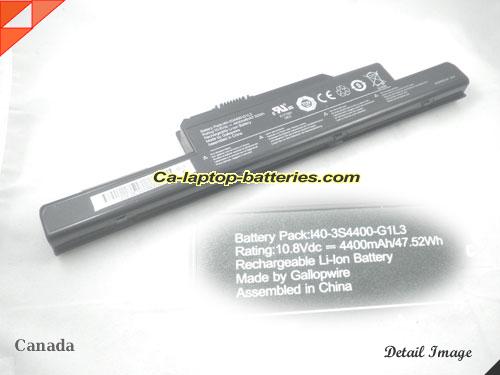 Genuine FOUNDER R410 Battery For laptop 4400mAh, 11.1V, Black , Li-ion