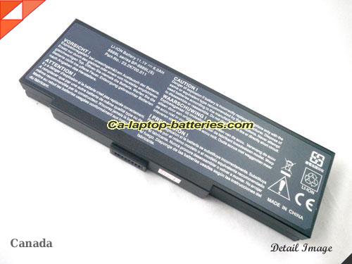 PACKARD BELL Easy Note E1 series Replacement Battery 6600mAh 11.1V Black Li-ion