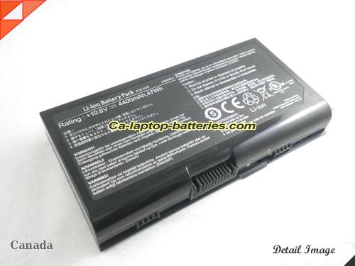 Genuine ASUS G71G-X1 Battery For laptop 4400mAh, 10.8V, Black , Li-ion