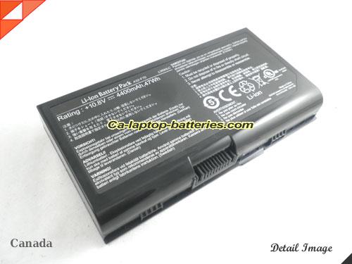 ASUS G71GX-7S022K Replacement Battery 4400mAh 10.8V Black Li-ion