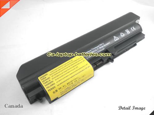 IBM ThinkPad R61 Series(14.1 inch widescreen) Replacement Battery 5200mAh 10.8V Black Li-ion