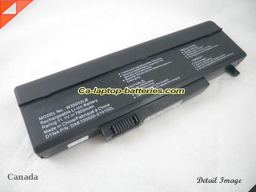 Genuine GATEWAY T-1628 Battery For laptop 7800mAh, 81Wh , 11.1V, Black , Li-ion