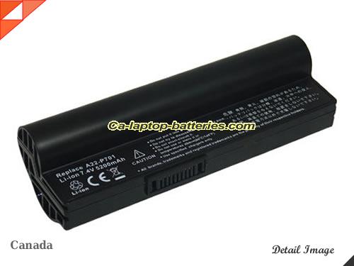 ASUS Eee PC 2G Linux Replacement Battery 4400mAh 7.4V Black Li-ion