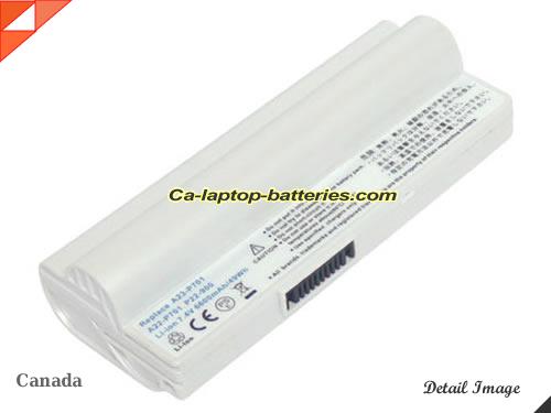 ASUS Eee PC 4G Surf (1G RAM) Replacement Battery 6600mAh 7.4V White Li-ion