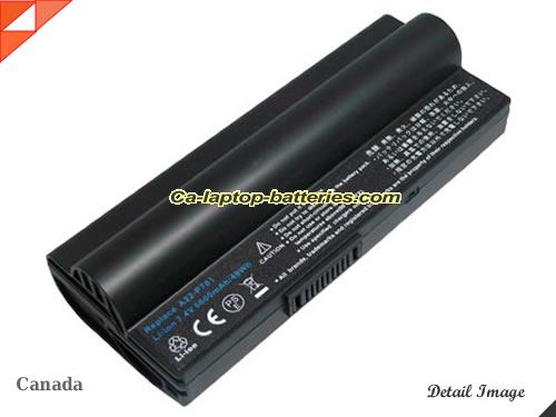 ASUS Eee PC 4G Surf/Linux Replacement Battery 6600mAh 7.4V Black Li-ion