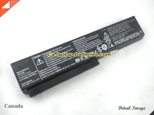 LG 3UR18650-2-T0412 Battery 4400mAh, 48.84Wh  11.1V Black Li-ion