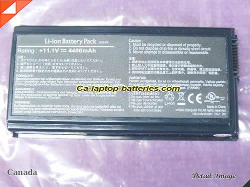 Genuine ASUS F5M Battery For laptop 4400mAh, 11.1V, Black , Li-ion