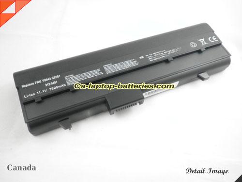 DELL Inspiron XPS M140 Replacement Battery 6600mAh 11.1V Black Li-ion