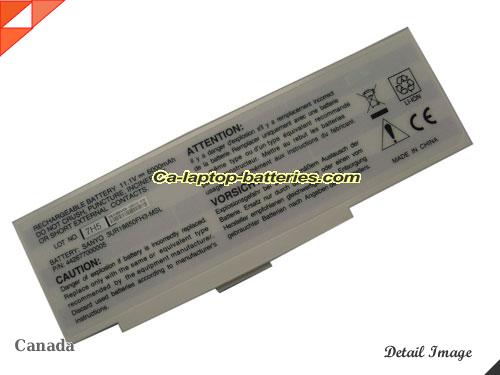 ADVENT MiNote 8889 Series Replacement Battery 6600mAh 11.1V White Li-ion
