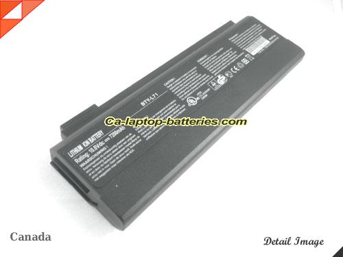 Genuine MEDION SIM2050 Battery For laptop 7200mAh, 10.8V, Black , Li-ion