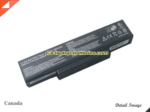 ASUS Z96JF Replacement Battery 4800mAh 11.1V Black Li-ion