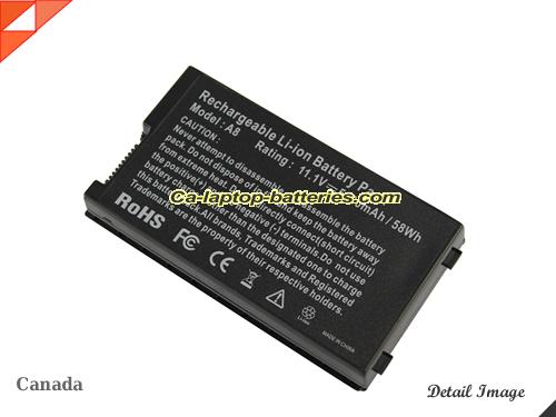 ASUS A8A Replacement Battery 5200mAh, 58Wh  11.1V Black Li-ion