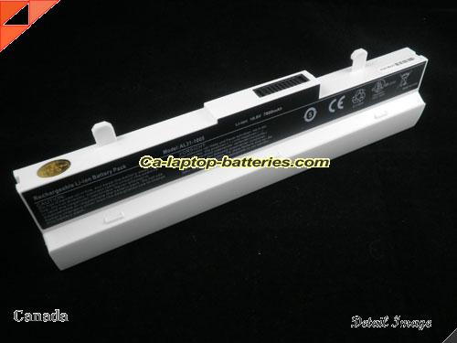 ASUS Eee PC 1005ha-blk068x Replacement Battery 7800mAh 10.8V White Li-ion