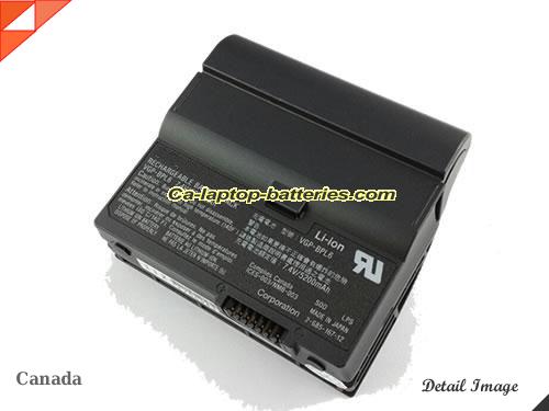 SONY VGN-UX27CN Replacement Battery 5200mAh 7.4V Black Li-ion