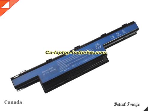 ACER AS5741G-334G50Mn Replacement Battery 5200mAh 10.8V Black Li-ion