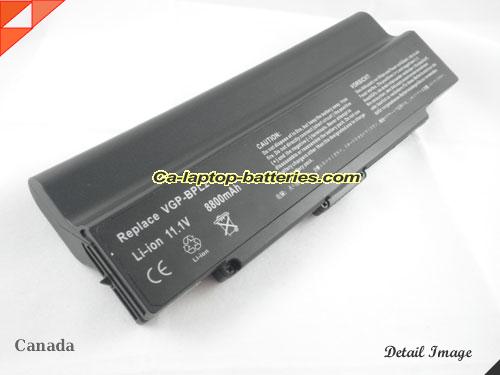SONY VAIO VGN-FS8900P3K1 Replacement Battery 8800mAh 11.1V Black Li-ion
