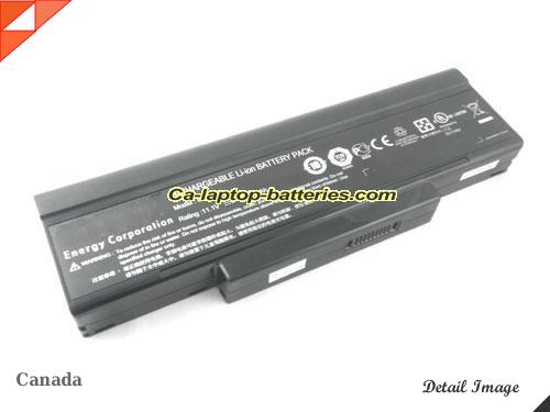 Genuine MSI GT627 Battery For laptop 7200mAh, 11.1V, Black , Li-ion