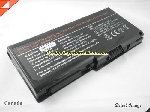 TOSHIBA Qosmio X500-04N Replacement Battery 8800mAh 10.8V Black Li-ion