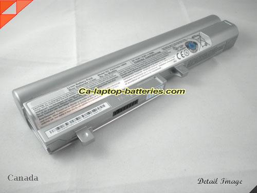 TOSHIBA NB200 Series (Silver) Replacement Battery 5800mAh, 63Wh  10.8V Silver Li-ion