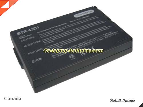ACER TravelMate 222 Replacement Battery 4400mAh, 65Wh  14.8V Black Li-ion