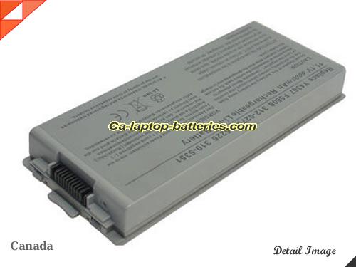 DELL Latitude D810 Replacement Battery 5200mAh 11.1V Grey Li-ion