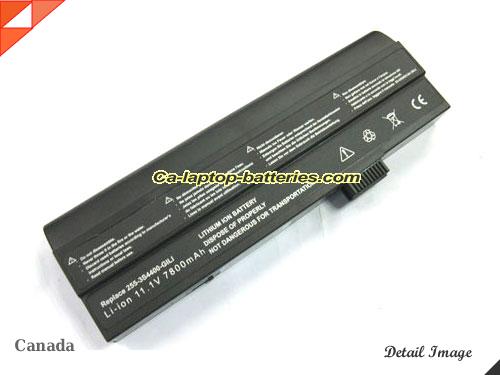 UNIWILL N245 Replacement Battery 6600mAh 11.1V Black Li-ion