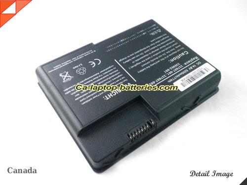 HP Presario X1021AP Replacement Battery 4800mAh 14.8V Black Li-ion