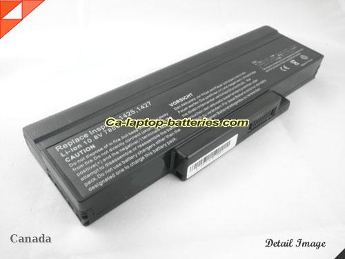 HASEE W740T Replacement Battery 6600mAh 11.1V Black Li-ion