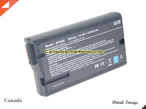 SONY VAIO PCG-NV190 Replacement Battery 4400mAh 14.8V Grey Li-ion