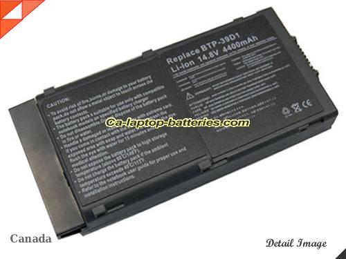 ACER TravelMate 621LC Replacement Battery 3920mAh 14.8V Black Li-ion