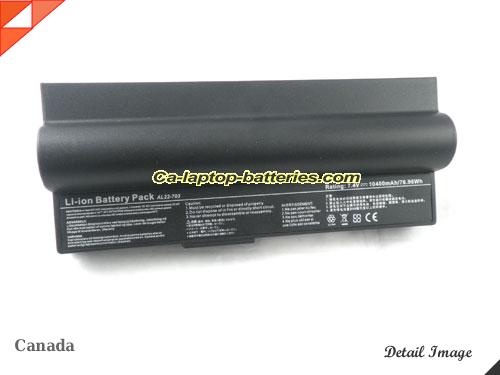 ASUS Eee PC 900HA Series Replacement Battery 10400mAh 7.4V Black Li-ion