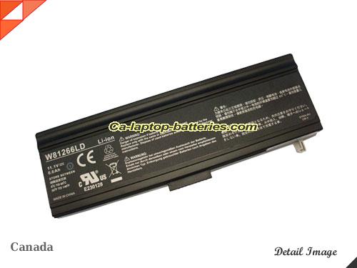 GATEWAY XXODD XNI812DI Series Replacement Battery 6600mAh 11.1V Black Li-ion