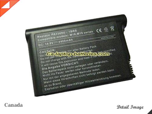 TOSHIBA Satellite M19 Series Replacement Battery 4300mAh 14.8V Black Li-ion