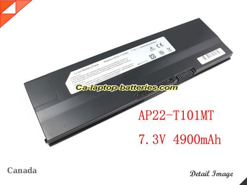 ASUS EEE PC T101MT Replacement Battery 4900mAh, 36Wh  7.3V Black Li-ion