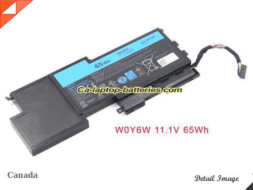 DELL W0Y6W Battery 65Wh 11.1V Black Li-Polymer
