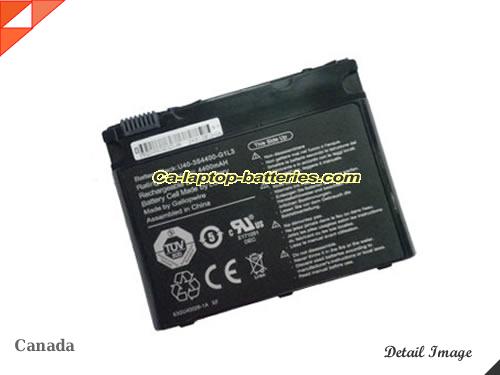 HASEE F200T Replacement Battery 4400mAh 10.8V Black Li-ion
