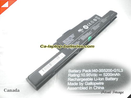 UNIWILL 140-4S2200-C1L3 Battery 5200mAh 10.95V Black Li-ion
