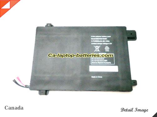 HASEE 6027A0116401 Battery 6500mAh, 24.1Wh  3.7V Black Li-ion