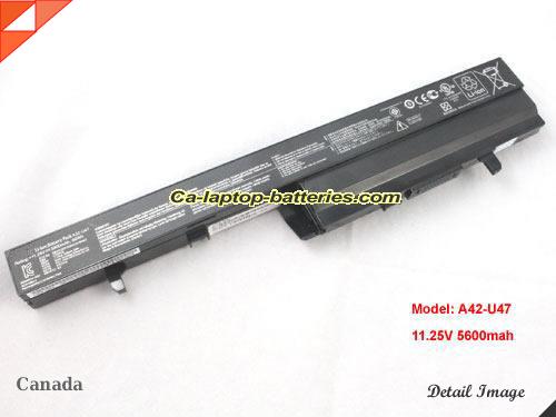 Genuine ASUS U47 Series Battery For laptop 5600mAh, 11.25V, Black , Li-ion