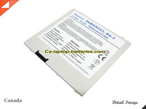 TOSHIBA Tablet PC AT100-001 Replacement Battery 1900mAh 10.8V White Li-ion