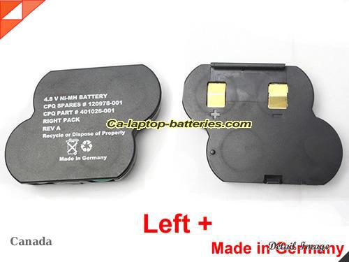 COMPAQ 401027-001 Battery 100mAh 4.8V Black Ni-MH