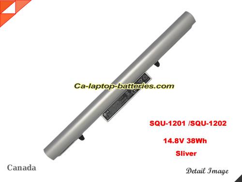 HASEE SQU-1202 Battery 2600mAh, 38Wh  14.8V Sliver Li-ion