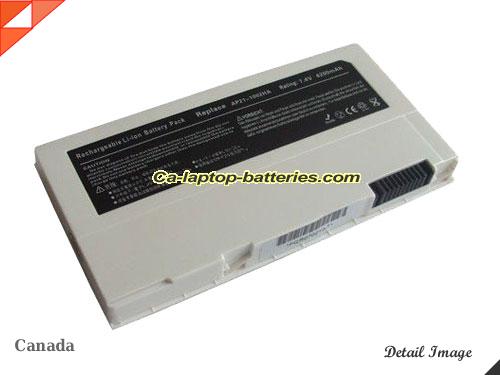 ASUS Eee PC 1002HAE Replacement Battery 4200mAh 7.4V white Li-ion