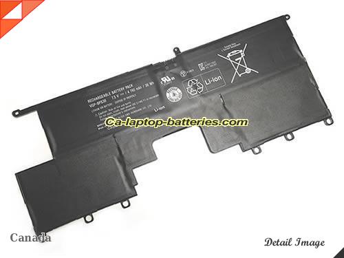 Genuine SONY SVP13217SCS Battery For laptop 4740mAh, 36Wh , 7.5V, Black , Li-ion