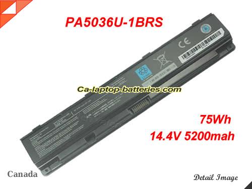 TOSHIBA PA5036U-1BRS Battery 5200mAh, 75Wh  14.4V Black Li-ion